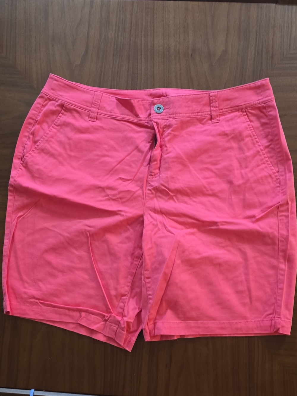 Lane Bryant Coral Pink Bermuda Shorts